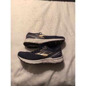 Brooks Adrenaline GTS 19 Men's Size 10D Sneaker Navy Blue Athletic Running Shoes